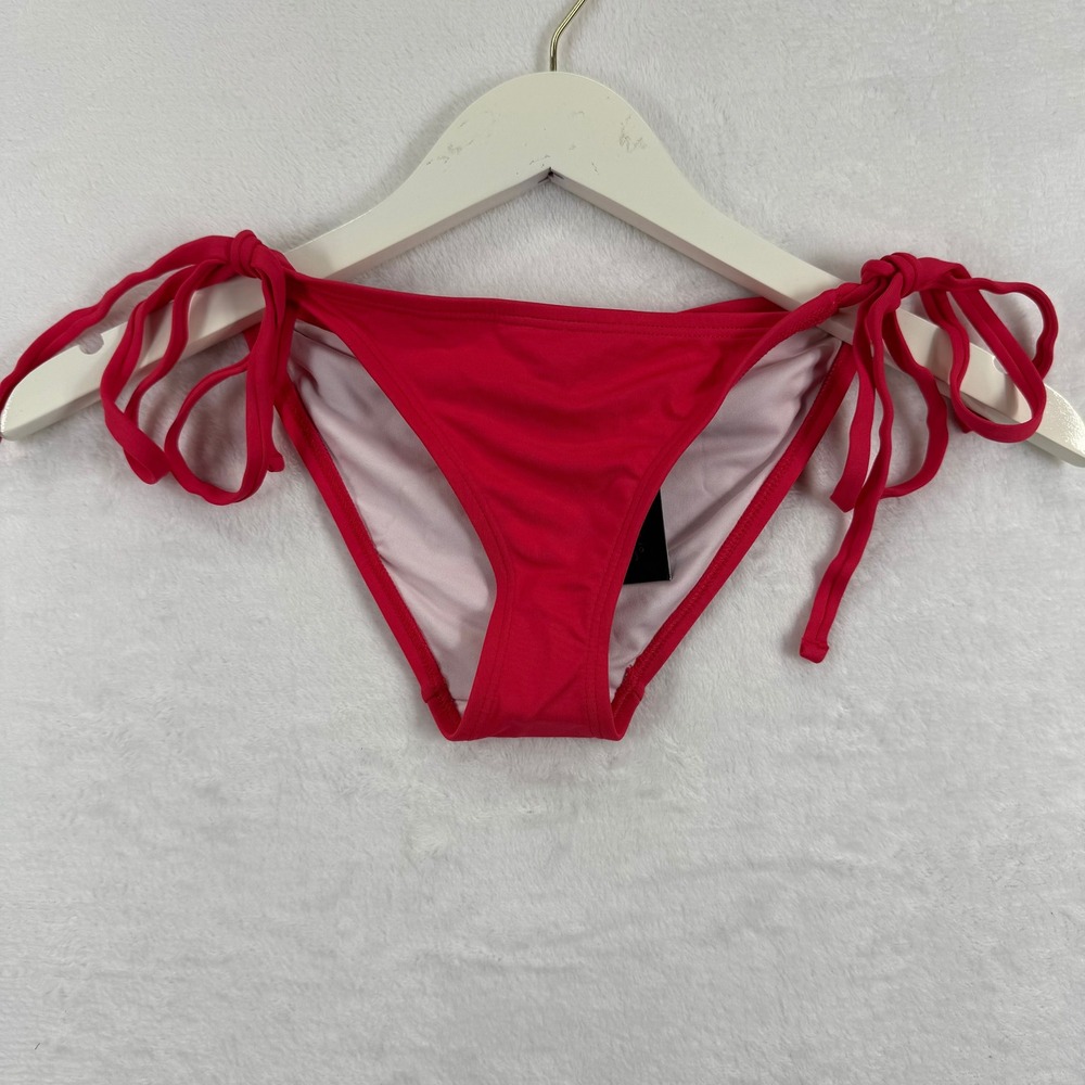 Frederick's of‎ Hollywood Geranium Red Cheeky Bikini Bottoms Size M